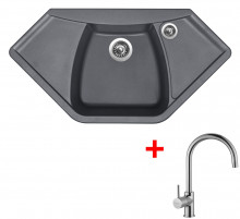 Sinks NAIKY 980 Titanium + Vitalia 